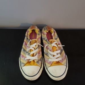 converse tribal print slip on shoes
